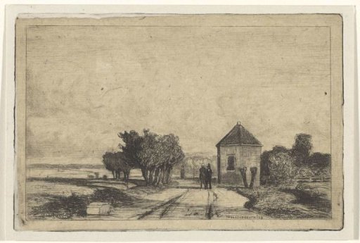 View of the Schenkweg with the Dome
