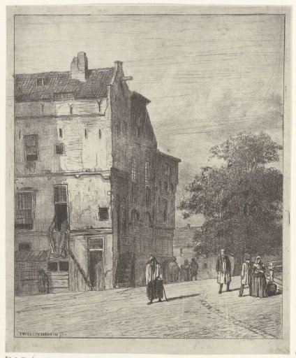View of a street in Amsterdam
