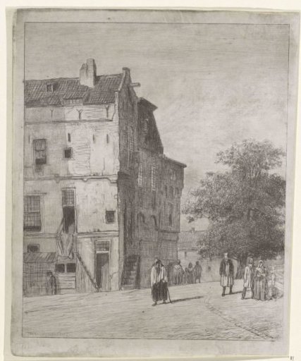 View of a street in Amsterdam
