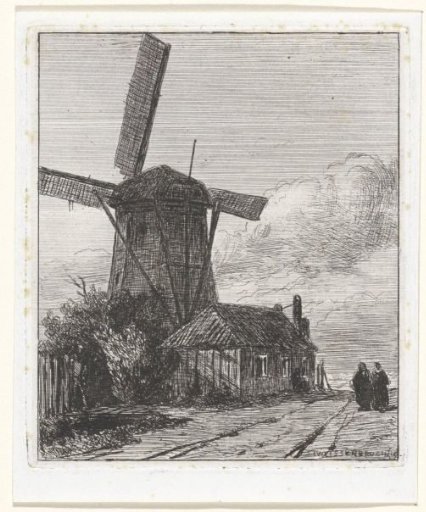 View of the Trekweg in The Hague