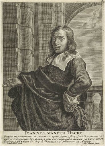 Portrait of the painter Jan van den Hecke (I)