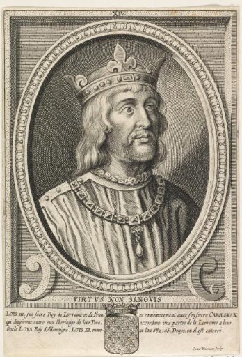 Portrait of Louis III, King of France