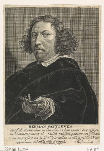 Portrait of the painter Herman Saftleven