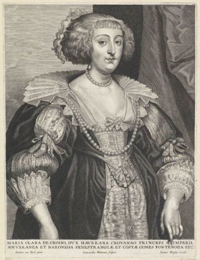 Portrait of Maria Clara Croÿ, Marchioness of Havré