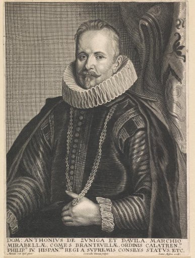 Portrait of Antonio Zúñiga y Dávila, Marquis of Mirabel