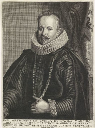 Portrait of Antonio Zúñiga y Dávila, Marquis of Mirabel