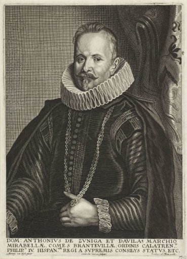 Portrait of Antonio Zúñiga y Dávila, Marquis of Mirabel
