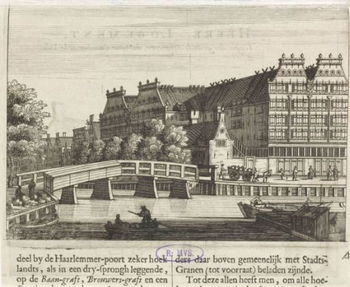 View of the City Artillery and Grain Houses in Amsterdam