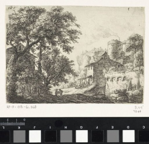 City Wall with an Inn