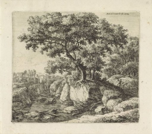 Landscape with a Donkey Driver