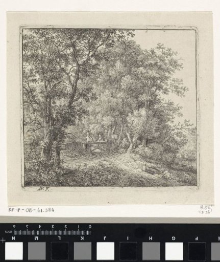 Two Figures by a Gate