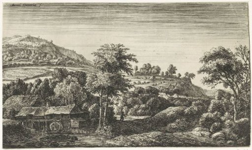 Watermill at the Foot of a Hill