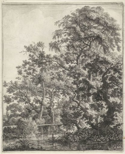 Narrow Bridge over a Stream