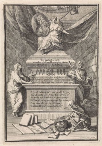 Memorial print for Arent Cant