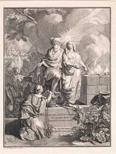 Allegorical Title Page with Patriarch Abraham and Truth