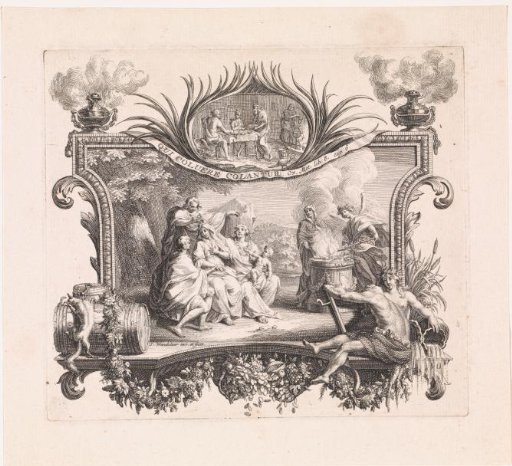 Allegorical Representation on the Occasion of the Silver Wedding of Jacobus de Vos and Katharina van de Ryp