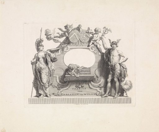 Frame with Minerva and Mercury