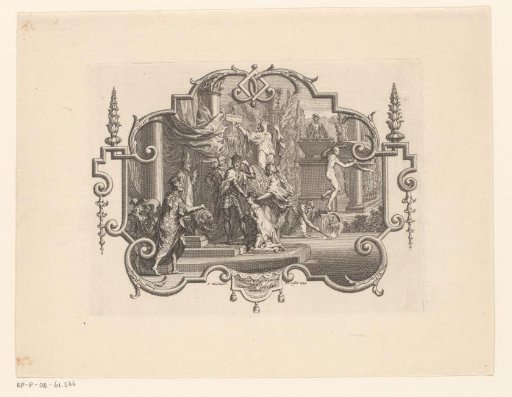 Vignette with an Allegory on the Abdication of Emperor Charles V