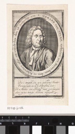 Portrait of the poet Gerrit van Spaan