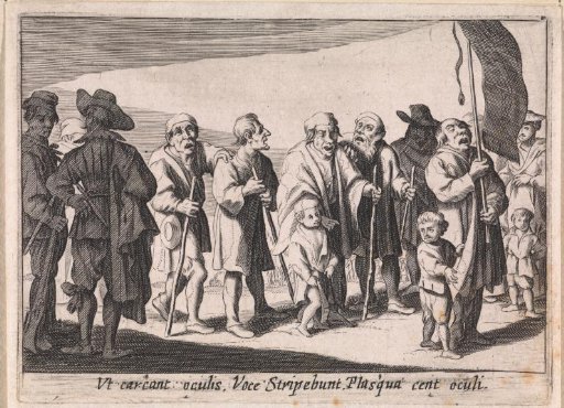 Procession of blind men
