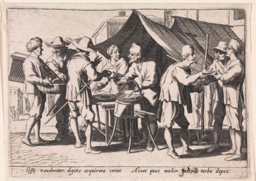 Sellers of snacks