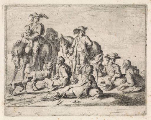 Resting Hunting Party