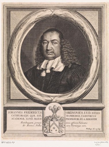 Portrait of Professor Johannes Fredericus Gronovius