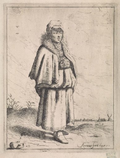 Woman with folded hands
