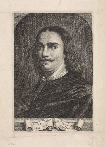 Portrait of the artist Pietro Testa