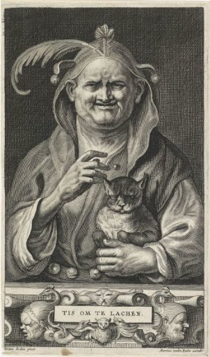 Old Fool with a Cat