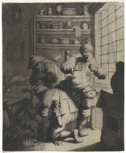 Surgeon and a patient in an interior