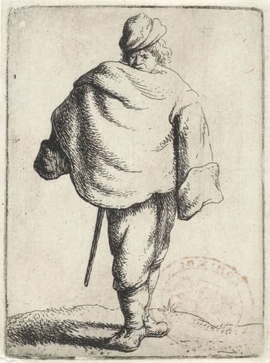 Man with cloak