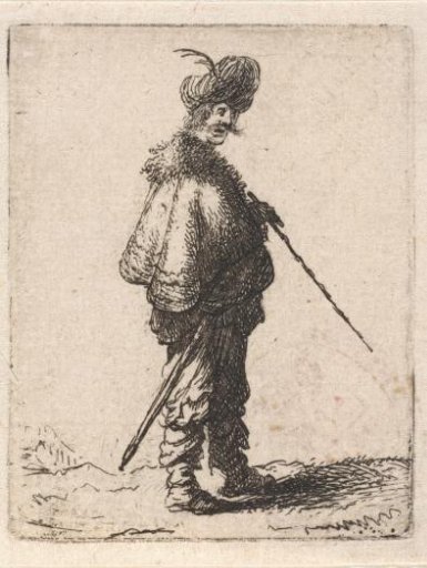 Man with turban and cloak