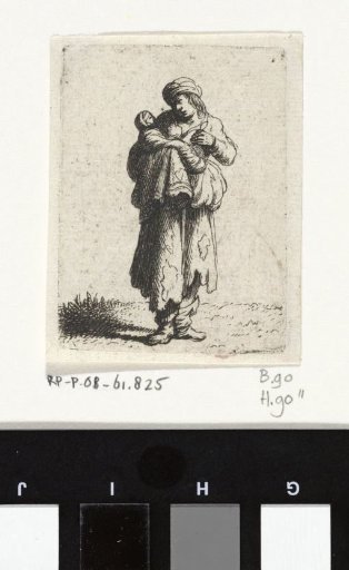 Woman with a Swaddled Child