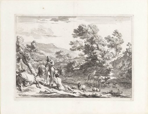 Bather resting on a riverbank