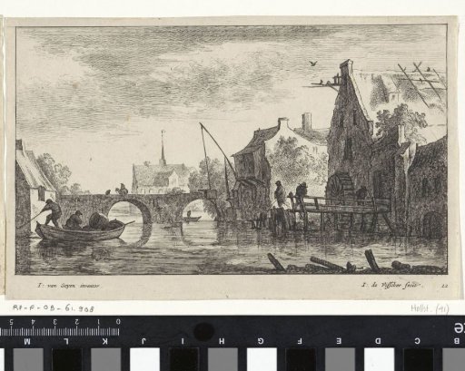 Watermill at a bridge
