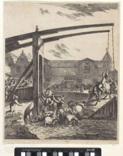 Accident of Count Johan Maurits on the Bridge of Franeker, 1665