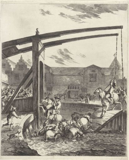 Accident of Count Johan Maurits on the Bridge of Franeker, 1665