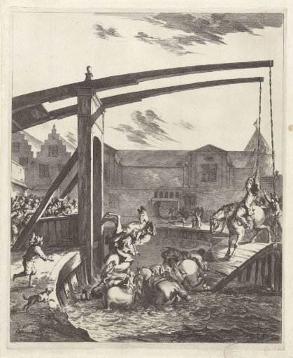 Accident of Count Johan Maurits on the Bridge of Franeker, 1665