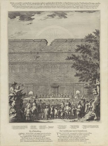 Oath of Allegiance Sworn by the Principality of Orange to Prince William III, 1665