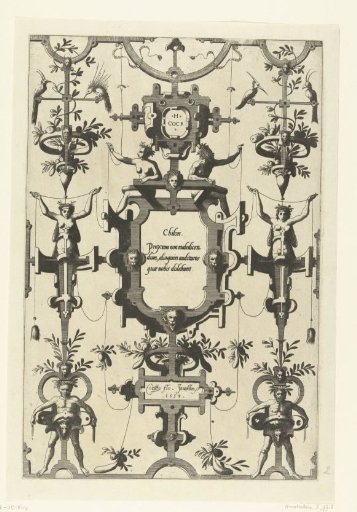 Cartouche with text by Chilo