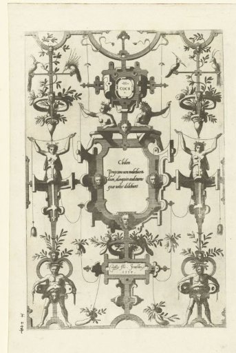 Cartouche with text by Chilo
