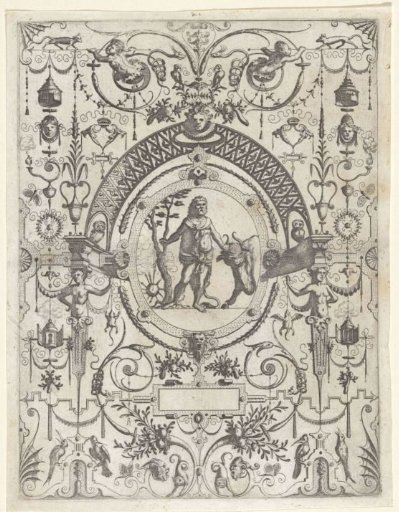 Frieze with a Double Drum