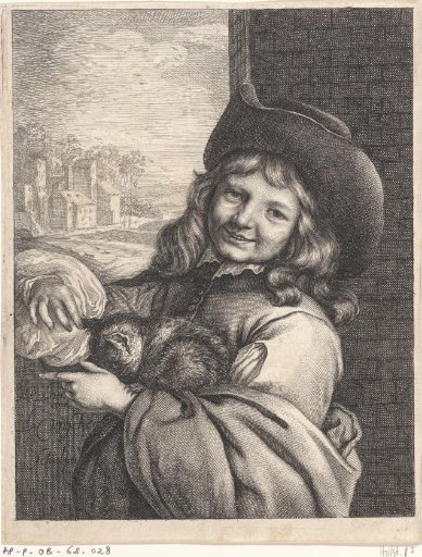 Smiling Boy with a Cat