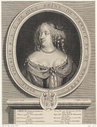 Portrait of Maria Theresia, Queen of France