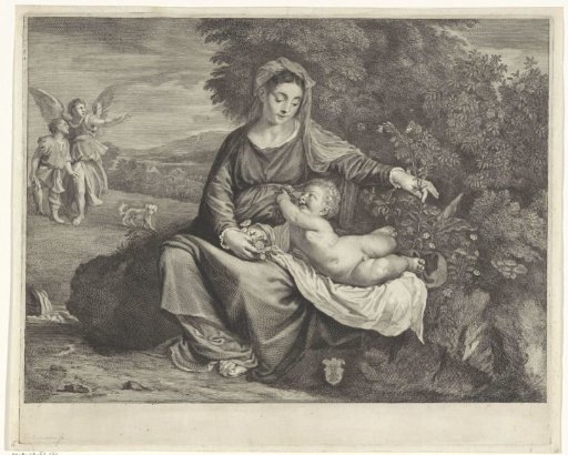 Mary with Child and Tobias and the Angel