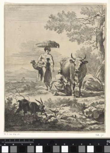 Melkende vrouw