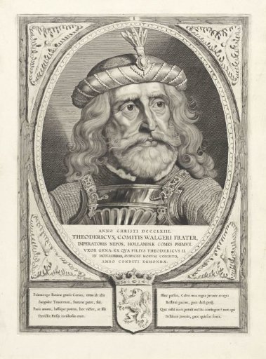 Portret van Dirk I, graaf van Holland