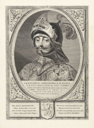 Portret van Arnulf, graaf van Holland
