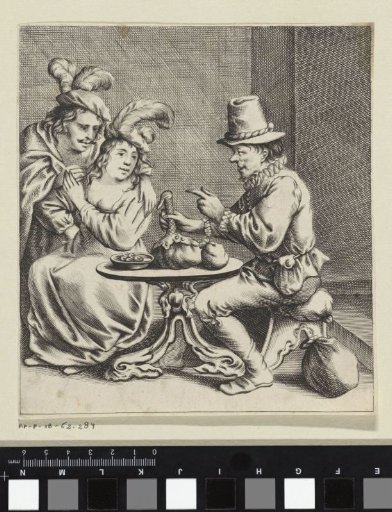 Man Offering Money to a Young Woman